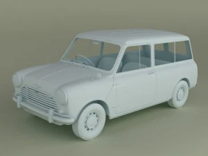 morris mini cars 3D Model