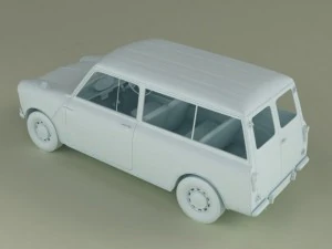morris mini cars 3D Model
