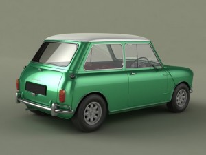 morris mini cooper mk 1 3D Модель