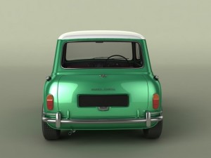 morris mini cooper mk 1 3D Модель