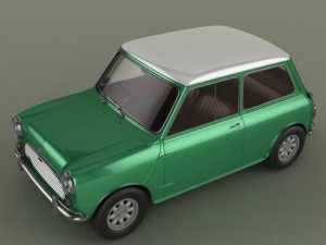 morris mini cooper mk 1 3D Модель