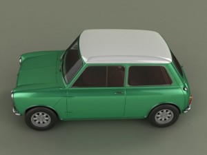 morris mini cooper mk 1 3D Модель