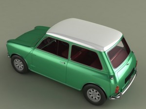 morris mini cooper mk 1 3D Модель