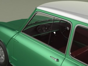 morris mini cooper mk 1 3D Модель