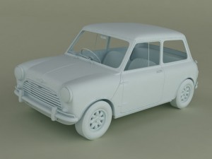 morris mini cooper mk 1 3D Модель