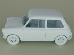 morris mini cooper mk 1 3D Модель