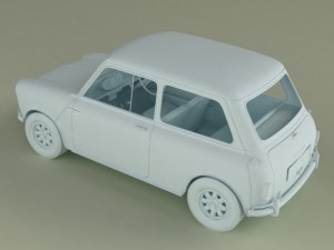 morris mini cooper mk 1 3D Модель