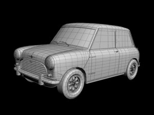 morris mini cooper mk 1 3D Модель