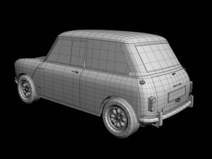 morris mini cooper mk 1 3D Модель