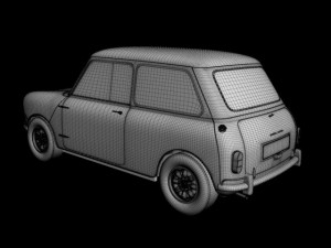 morris mini cooper mk 1 3D Модель