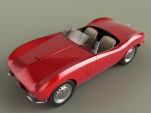 arnolt bristol deluxe Modelo 3D