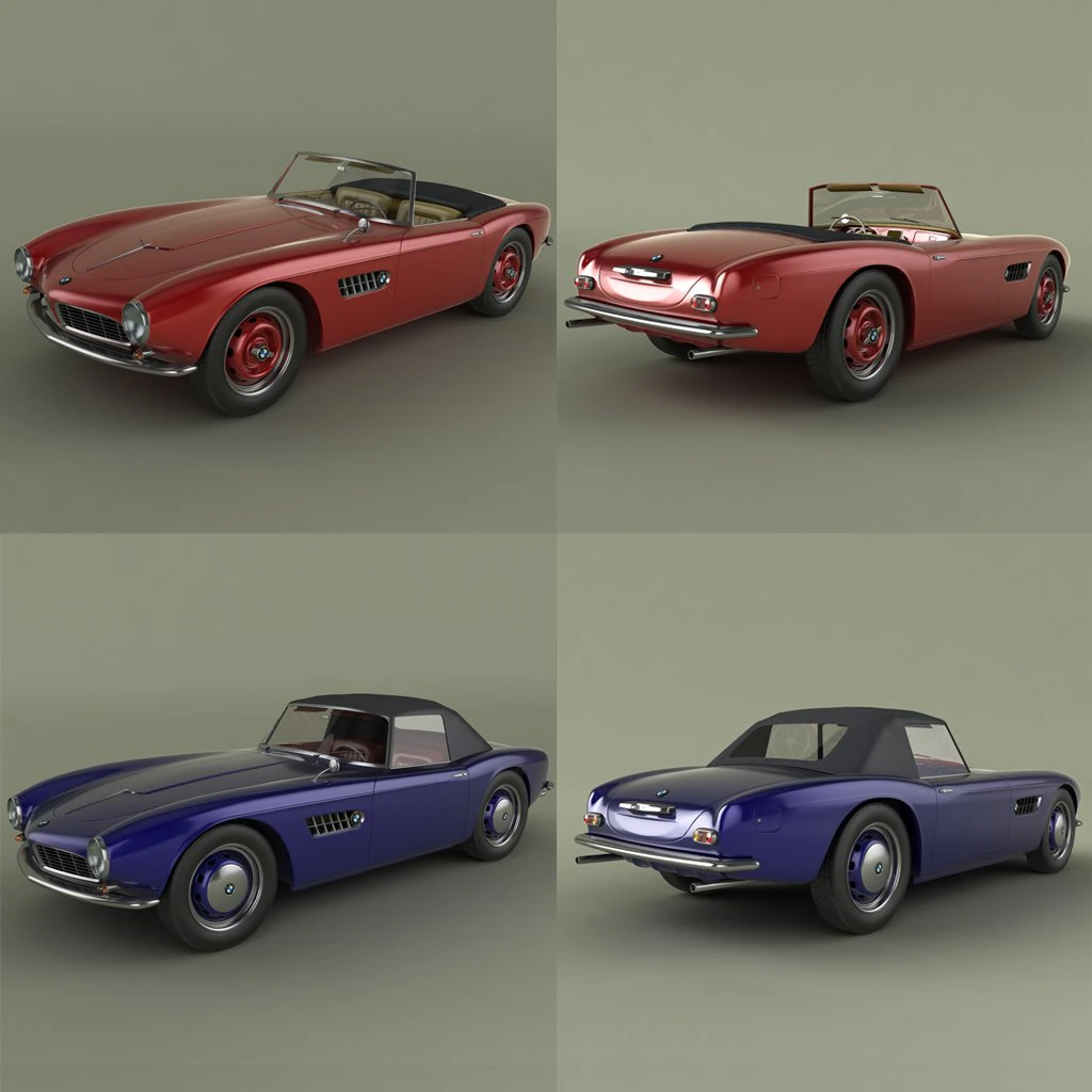 bmw507 Modello 3D .c4d .max .obj .3ds .fbx .stl .blend 