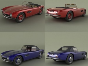 bmw 507 3D Модель