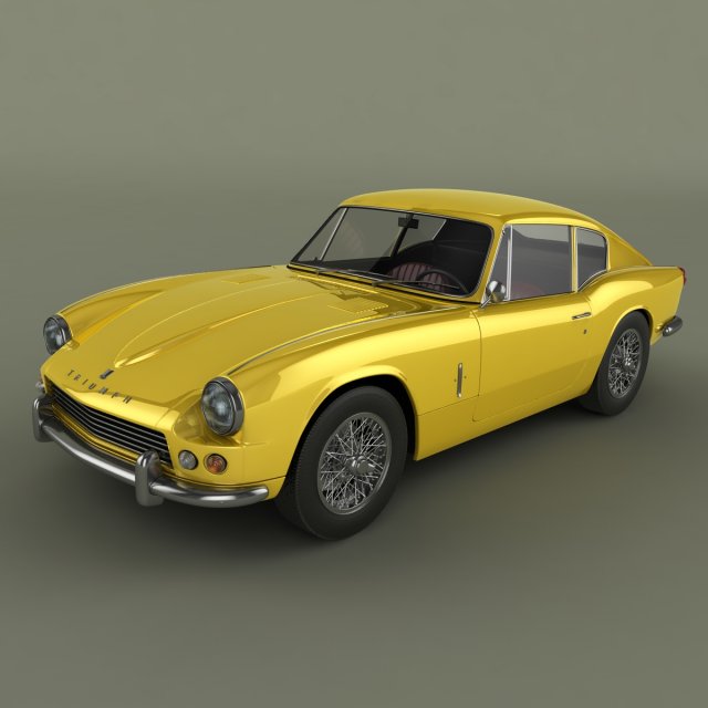 triumph gt6 mk 1 3D 모델 .c4d .max .obj .3ds .fbx .stl .blend 