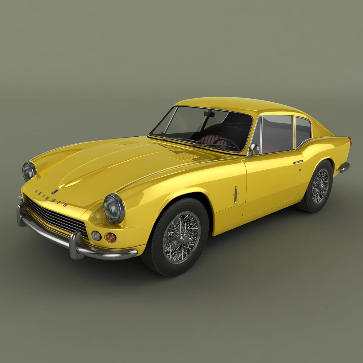 Triumph gt6 mk 1 3D Model .c4d .max .obj .3ds .fbx .stl .blend 