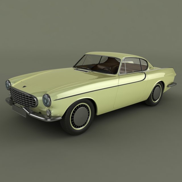 volvo p1800 1961 Modelo 3D .c4d .max .obj .3ds .fbx .stl .blend 