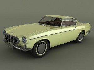 volvo p1800 1961 3D Модель