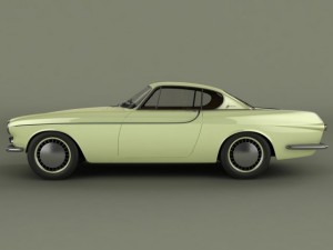 volvo p1800 1961 Modelo 3D