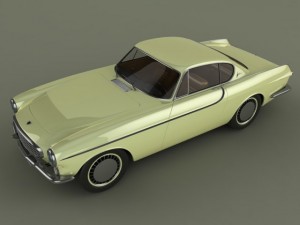 volvo p1800 1961 Modelo 3D
