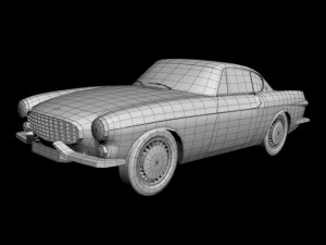volvo p1800 1961 Modelo 3D