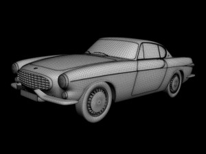 volvo p1800 1961 Modelo 3D