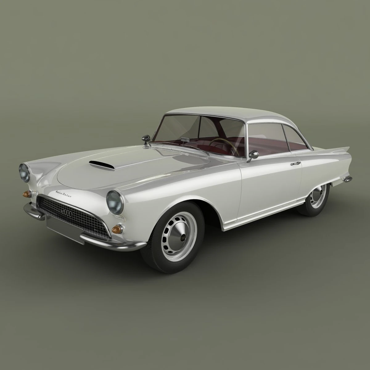 auto union 1000 sp 3D Model .c4d .max .obj .3ds .fbx .stl .blend 