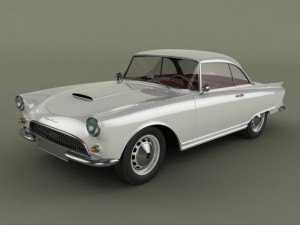 auto union 1000 sp 3D Model