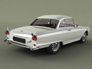 auto union 1000 sp 3Dモデル