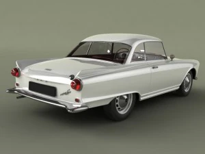 auto union 1000 sp 3D Model