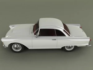 auto union 1000 sp 3D Model