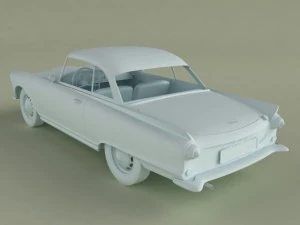 auto union 1000 sp 3D Model