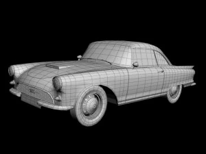auto union 1000 sp 3D Model