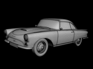 auto union 1000 sp 3Dモデル