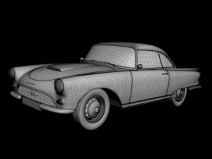 auto union 1000 sp 3D Model