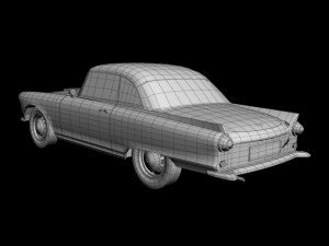auto union 1000 sp 3Dモデル