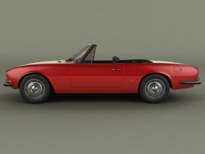 peugeot 504 convertible 3D 模型