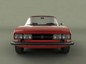 peugeot 504 convertible 3D Model