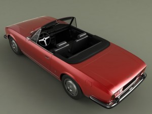 peugeot 504 convertible 3D 模型