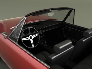 peugeot 504 convertible 3D 模型