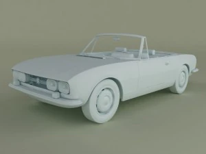 peugeot 504 convertible 3D Model