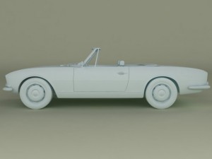 peugeot 504 convertible 3D 模型