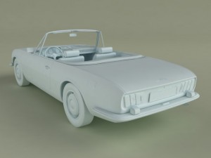 peugeot 504 convertible 3D 模型
