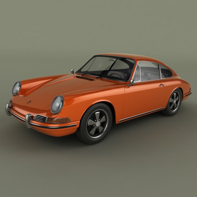 porsche 911  901 3D Модель .c4d .max .obj .3ds .fbx .stl .blend 