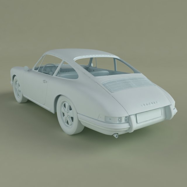 Porsche 911 Coupe Prototyp 901 1962 3D Model in Sport Cars 3DExport