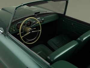 auto union 1000 sp cabriolet 3D-Modell