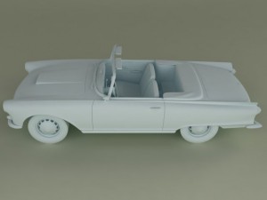 auto union 1000 sp cabriolet 3D-Modell
