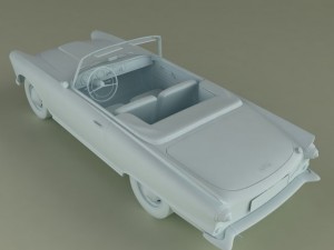auto union 1000 sp cabriolet 3D-Modell