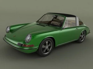 porsche 911 targa 3D Model