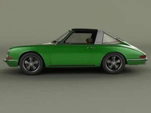 porsche 911 targa 3D Model