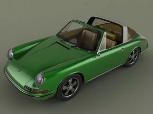 porsche 911 targa 3D Model